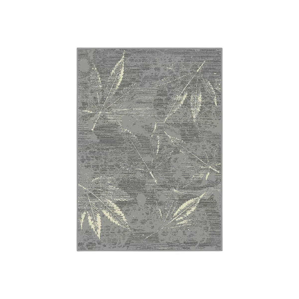 КИЛИМ LANU - ВИНТИДЖ С ЛИСТ, СИВ, 60*110СМ., МОД. 213504511/  89944