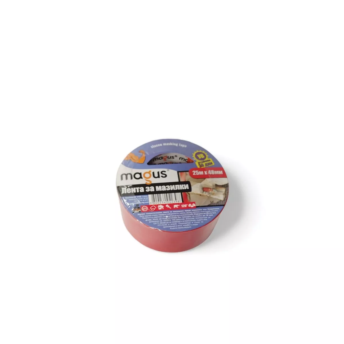 ЛЕНТА ЗА МАЗИЛКИ 25М/48ММ ПЕ ЧЕРВЕНА 815002