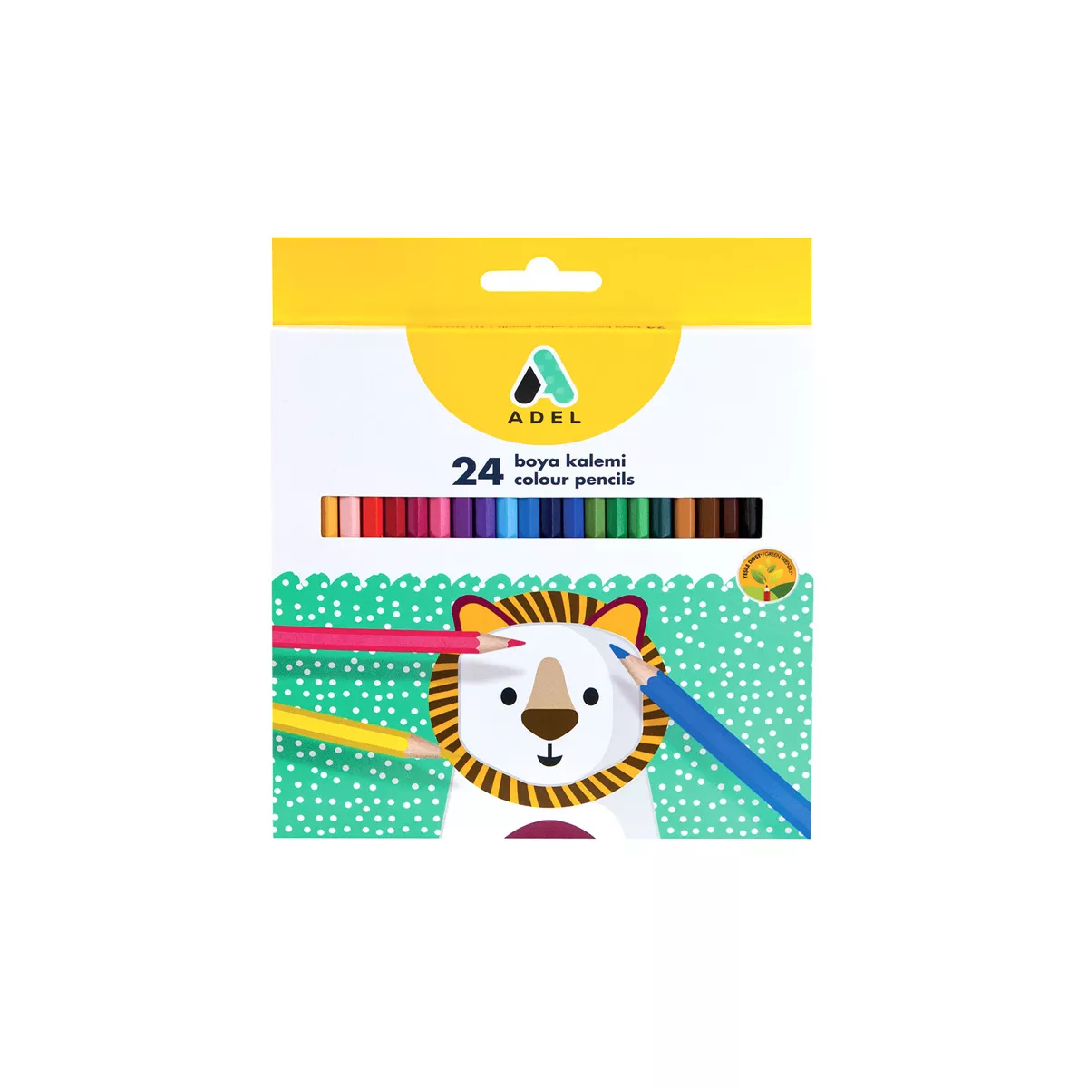 МОЛИВИ ЦВЕТНИ ADEL  24 ЦВЯТА  ДЪЛГИ 7946