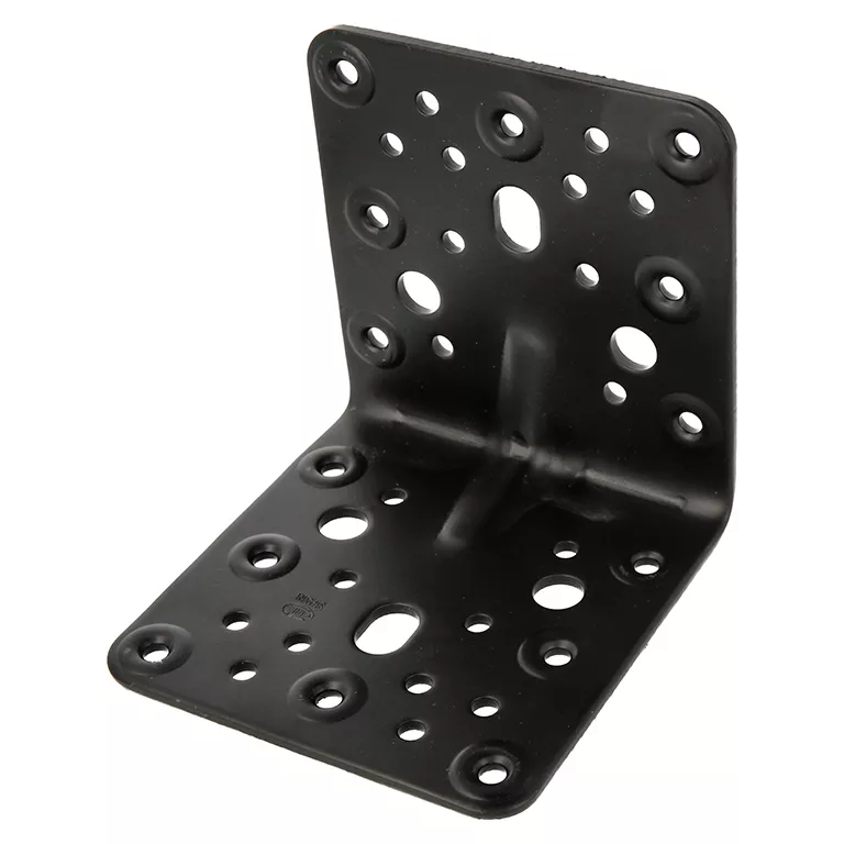 ЪГЛОВА ПЛАНКА МОД. 303, 103Х100Х3 ММ. - ЧЕРНА МАТ/ 15268