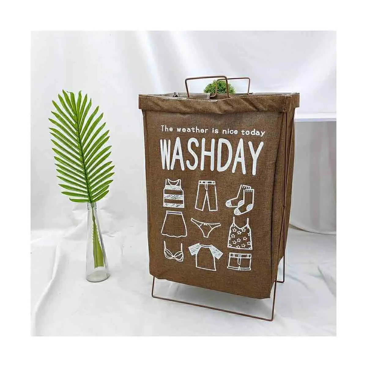 КОШ ЗА БЕЛЬО С МЕТАЛНА СТОЙКА - 18513