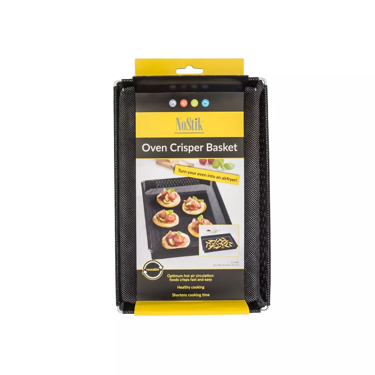 КОШНИЦА ЗА ПЕЧЕНЕ NOSTIK 18*28*3СМ., 1,5Л., МОД. В647