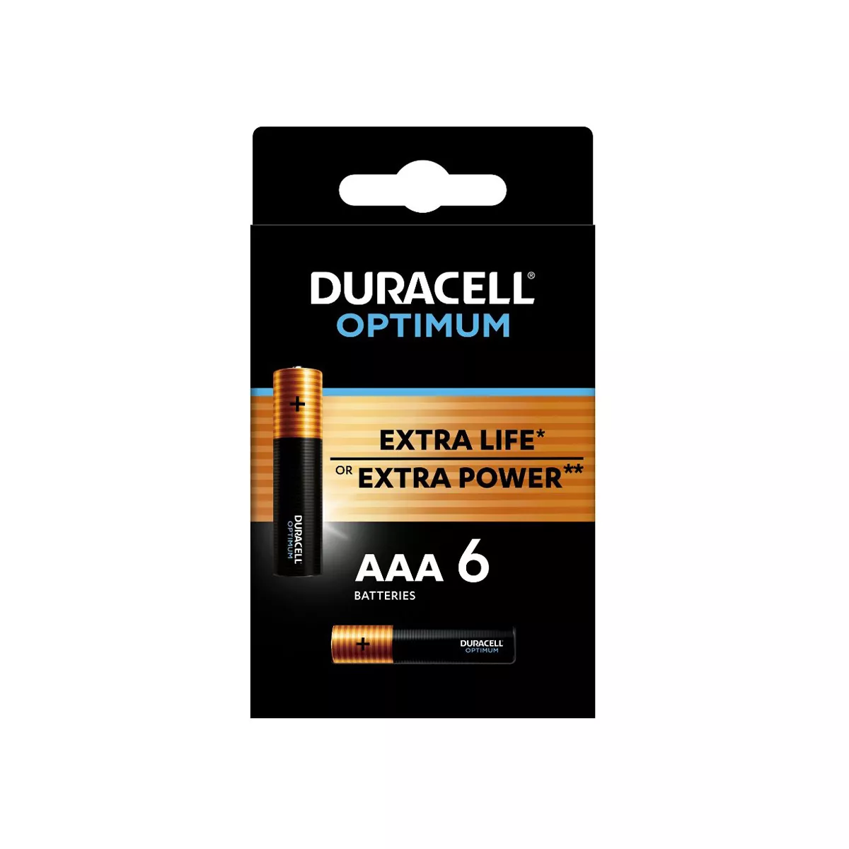 БАТЕРИИ ААА6 DURACELL OPTIMUM LR03 3470