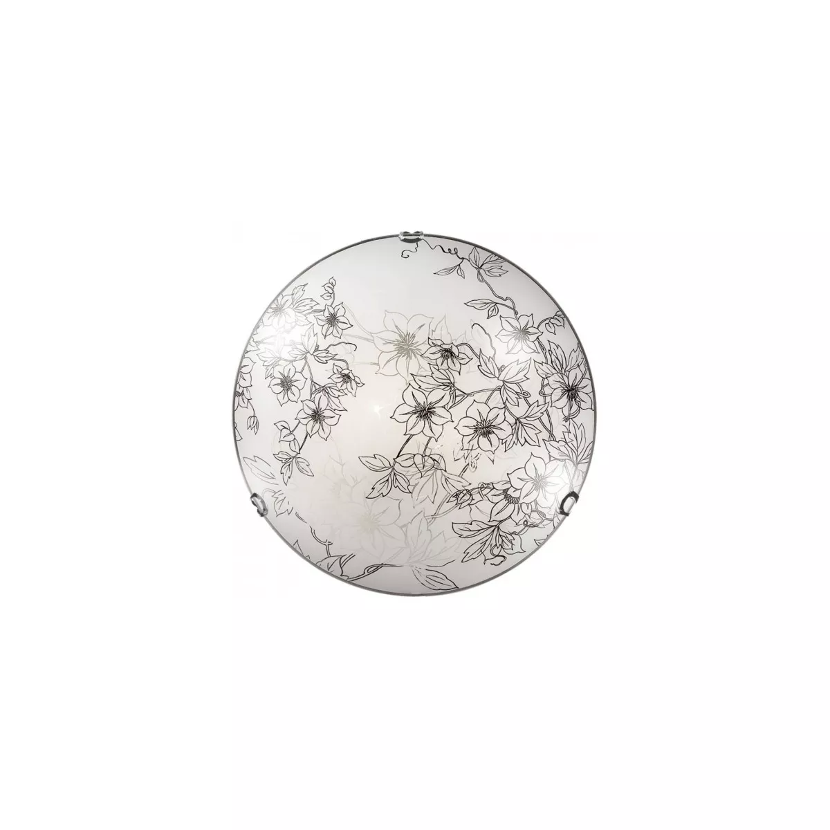 ПЛАФОН 91400 - FLORA, 1ХЕ27, Ф250 БЯЛО+ЧЕРНО