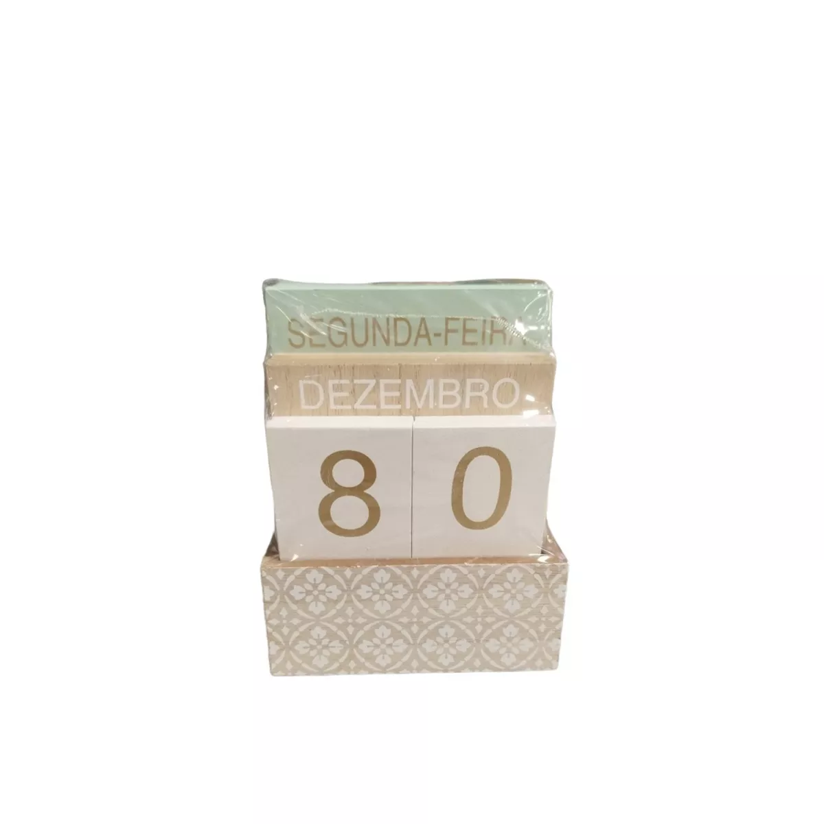 НАСТОЛЕН ДЪРВЕН КАЛЕНДАР И02-13730