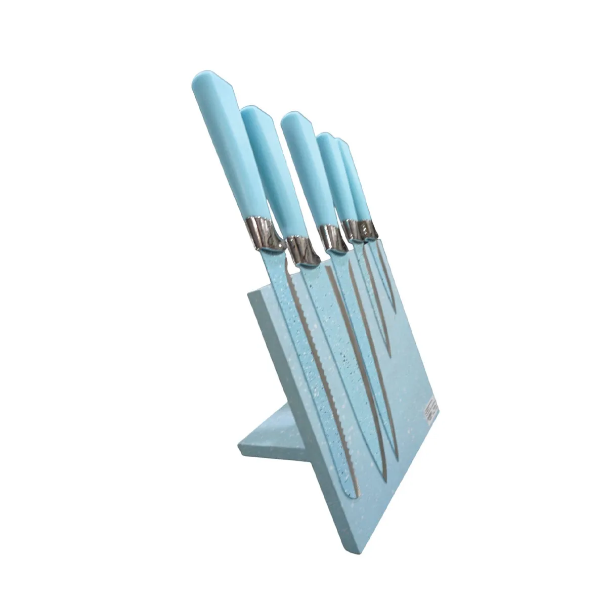 НОЖОВЕ+МАГНИТНА ПОСТАВКА  КОМПЛЕКТ -6 ЧАСТИ ALM-1002/  И02/14078/1