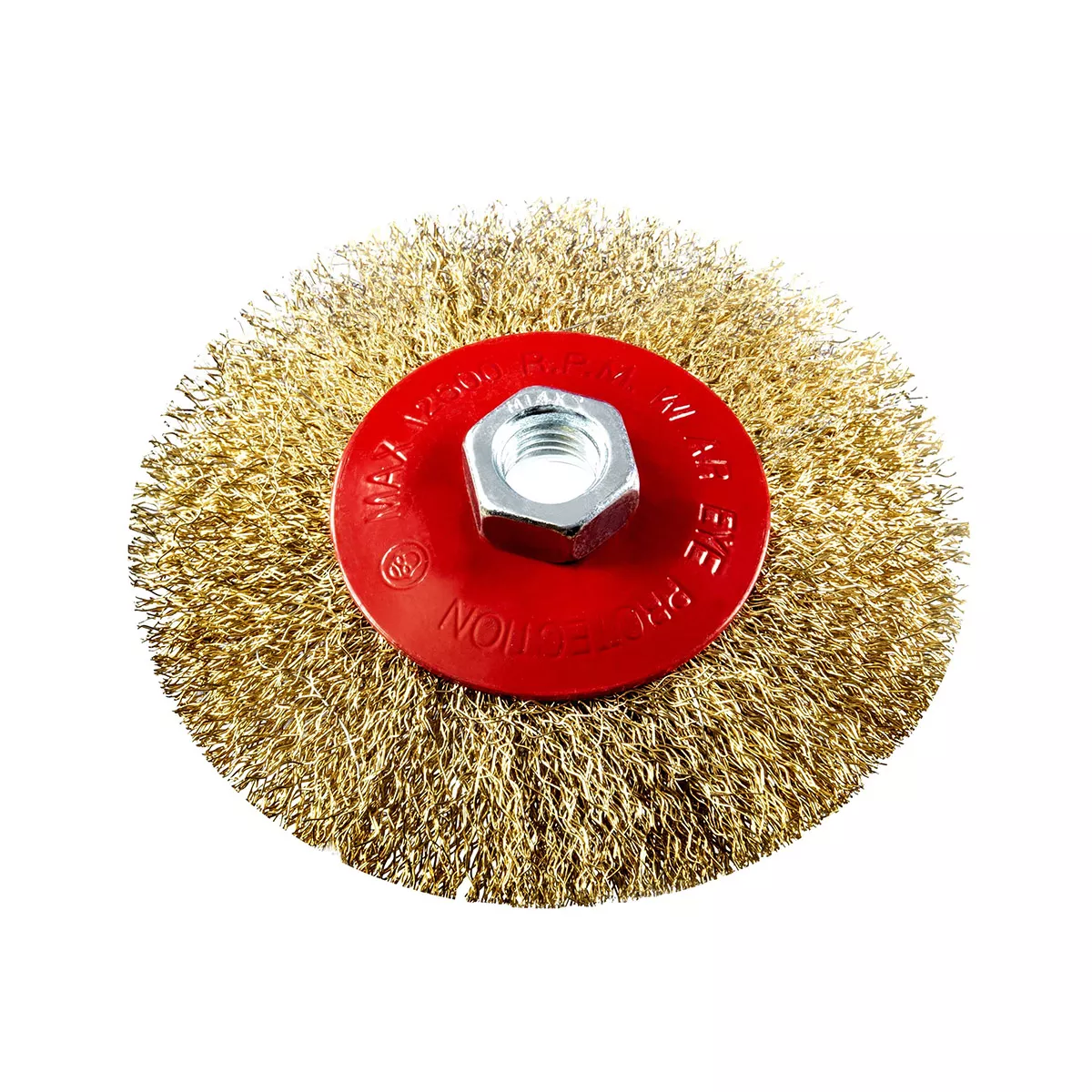 ЧЕТКА ТЕЛЕНА ЗА ЪГЛОШЛАЙФ КОНУСНА МЕСИНГ Ф115 М14 171130