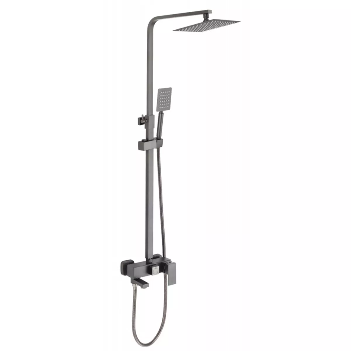 ДУШ СИСТЕМА СЪС СТАЦИОНАРЕН И ПОДВИЖЕН ДУШ ICT 8866 GUN GREY