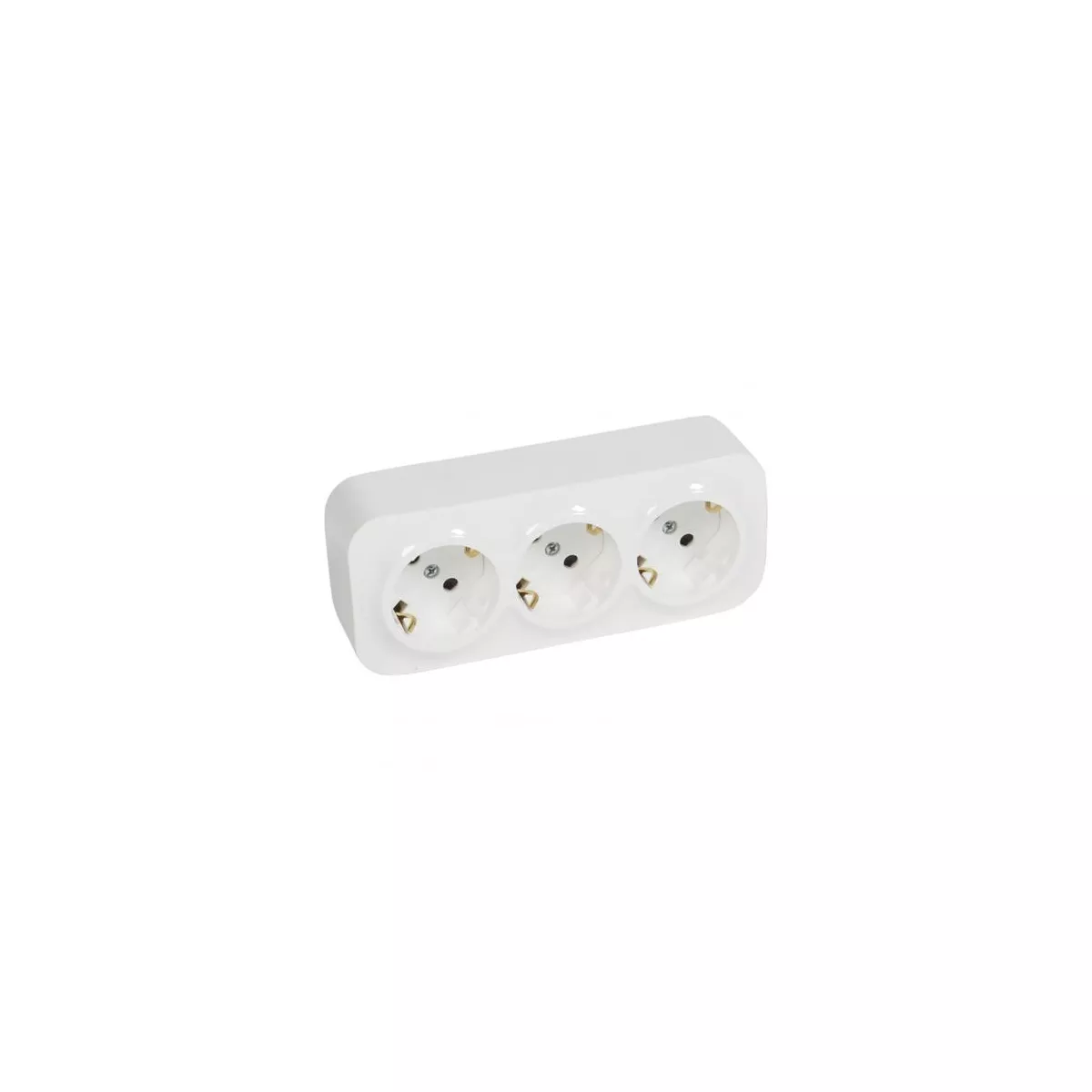 КОНТАКТ ШУКО ТРОЕН IP21 ОТКРИТ МОНТАЖ БЯЛ FORIX LEGRAND 782418