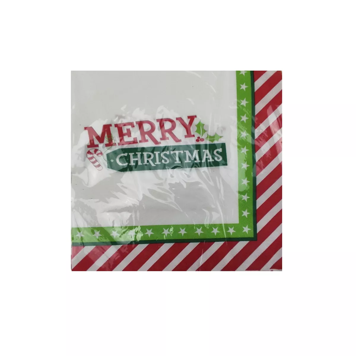 КОЛЕДНИ САЛФЕТКИ 33/33СМ. -MERRY CHRISTMAS/ И02-14144/6