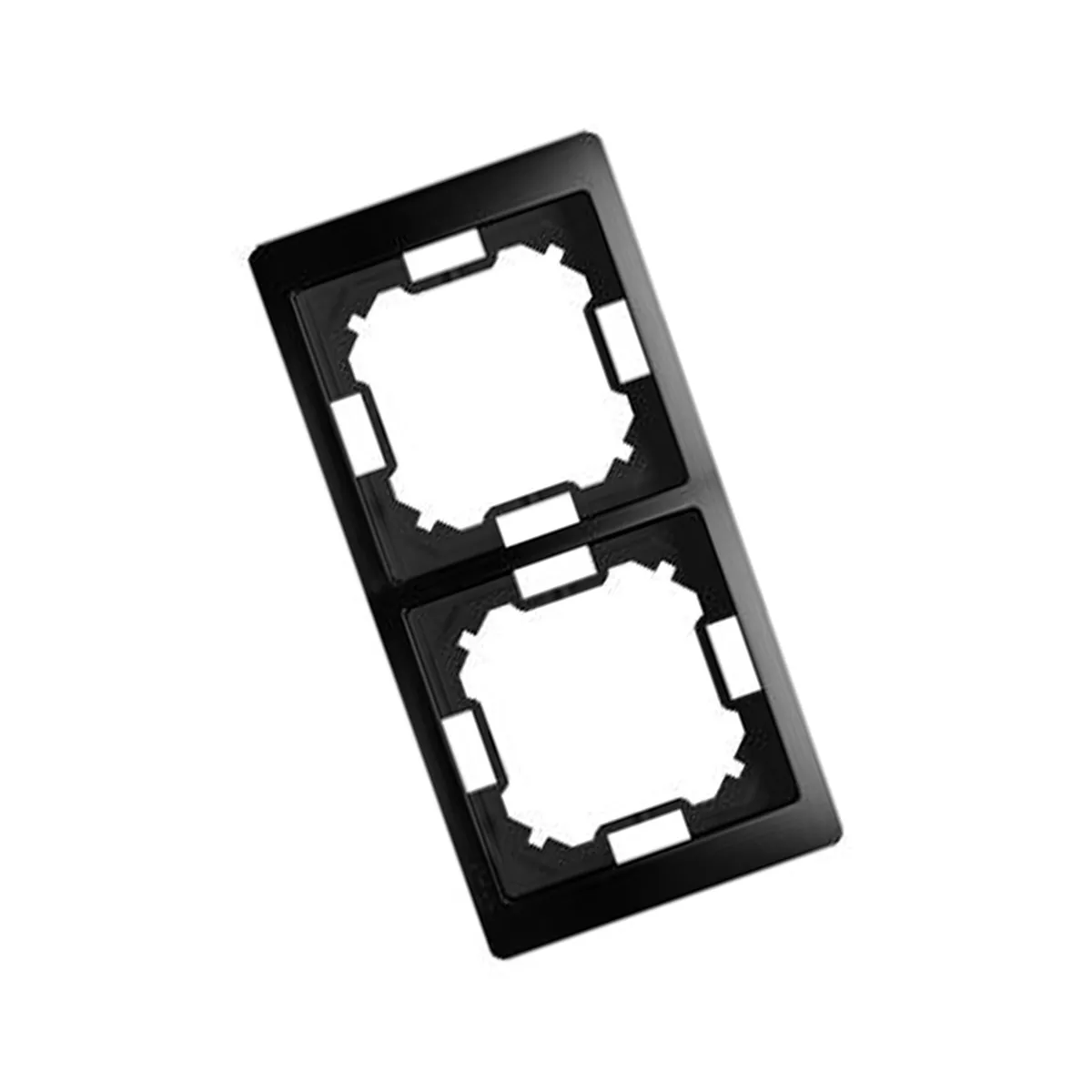 ДВОЙНА РАМКА - ЧЕРНА МАТ  SIMON BASIC/  BMRC2/49