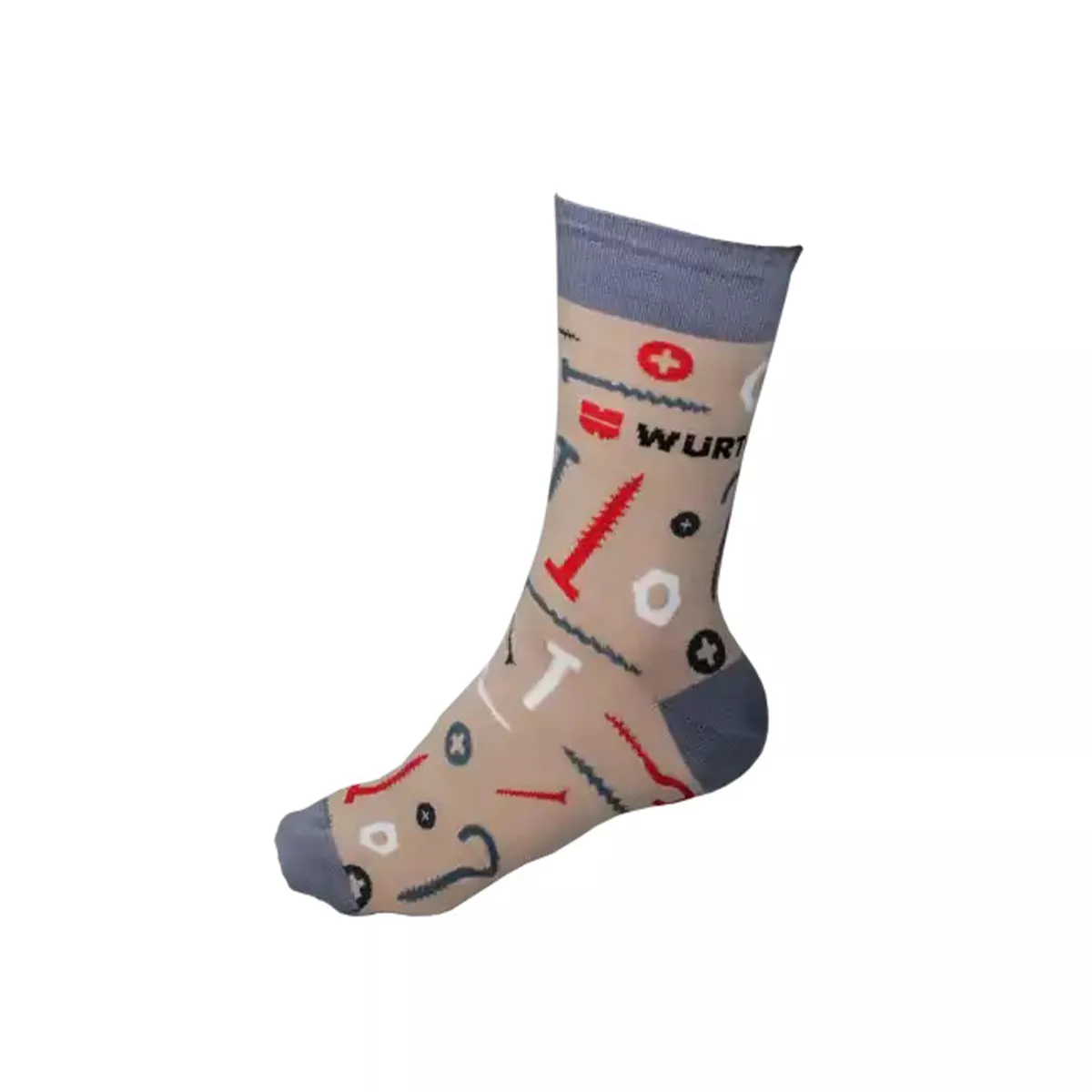 РАБОТНИ ЧОРАПИ WURTH (Y) БЕЖОВИ КРЕПЕЖ РАЗМЕР  41-45 045105302