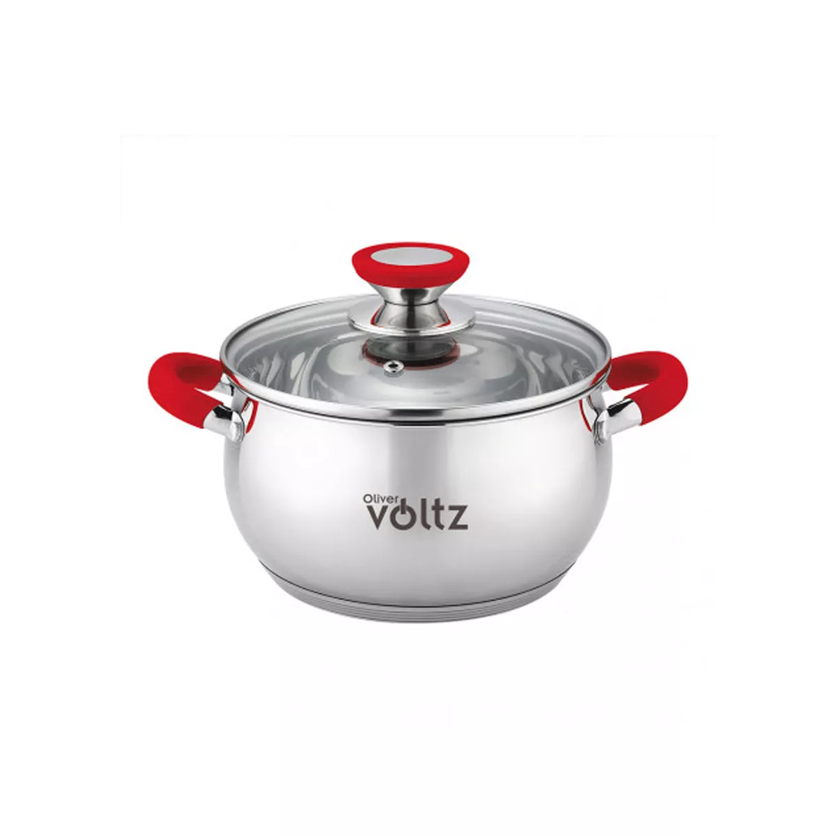 ТЕНДЖЕРА VOLTZ OV51210N22 22СМ/4,6Л ЧЕРВЕНИ ДР. НЕРЖ.СТОМАНА