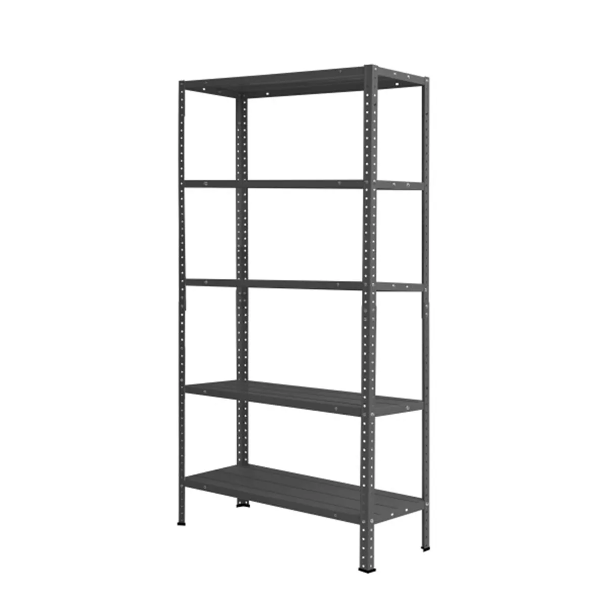 СТЕЛАЖ МЕТАЛЕН BASIC 50 BLACK 1700/750/300 5 РАФТА 3511402