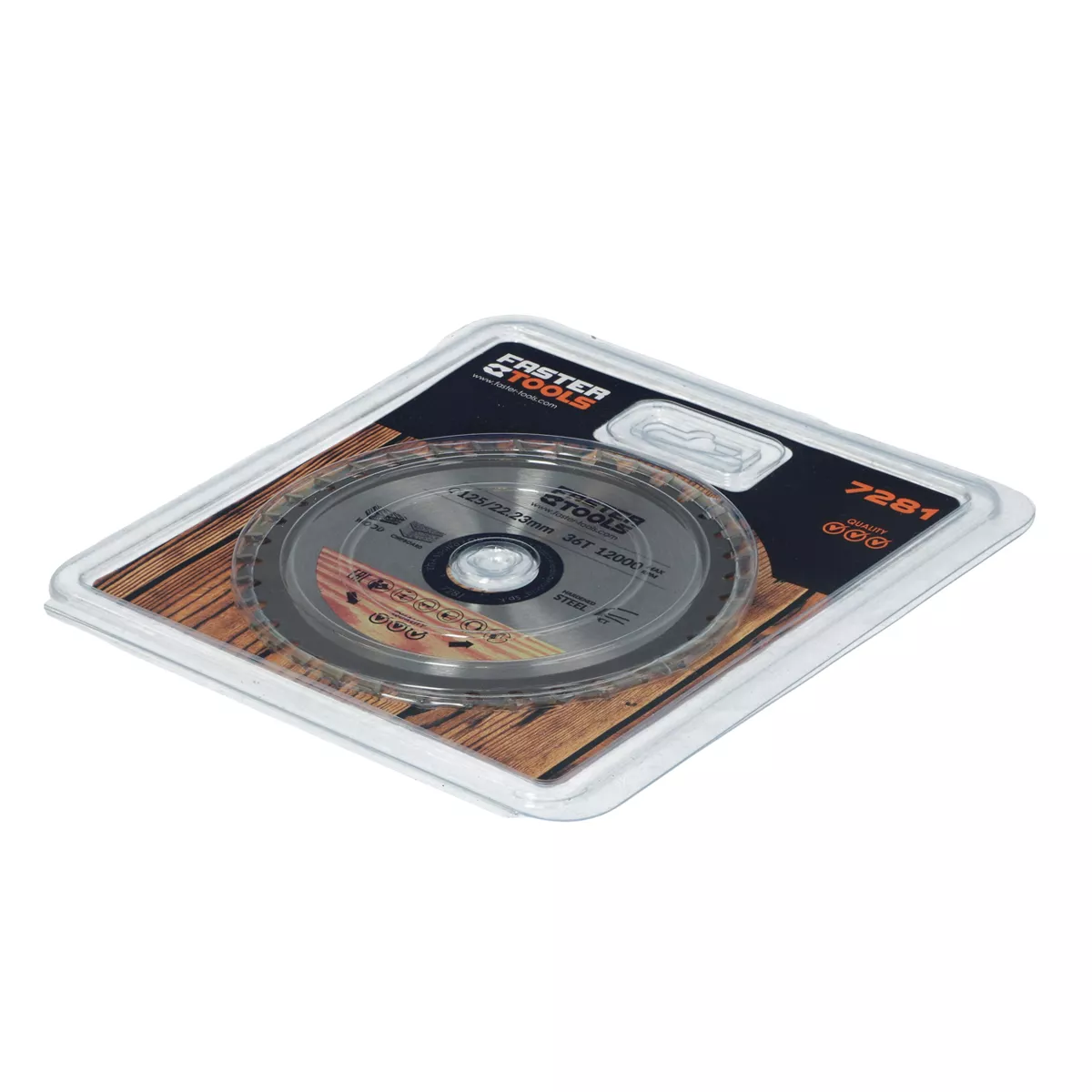 ДИСК ЗА ЪГЛОШЛАЙФ FASTER TOOLS-125*22,2ММ., НМ,SK12540/ 7282