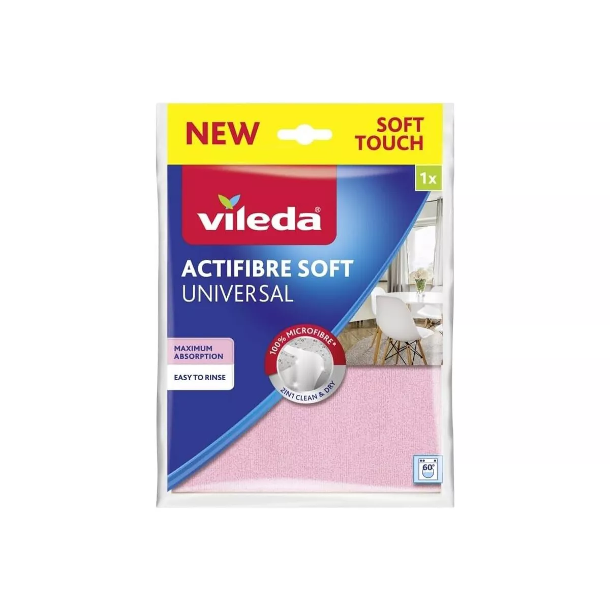 МИКРОФИБЪРНА  КЪРПА VILEDA ACTIFIBRE SOFT
