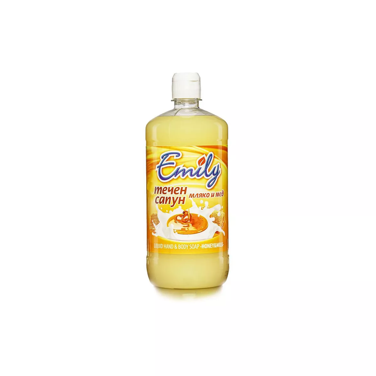 ТЕЧЕН САПУН EMILY МЛЯКО И МЕД 1Л