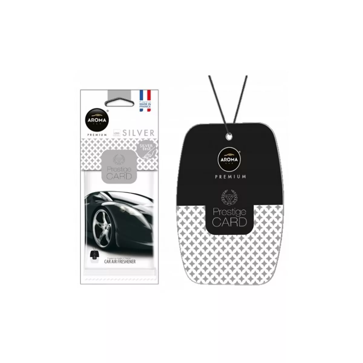 АРОМАТИЗАТОР AROMA CAR PRESTIGE CARD SILVER