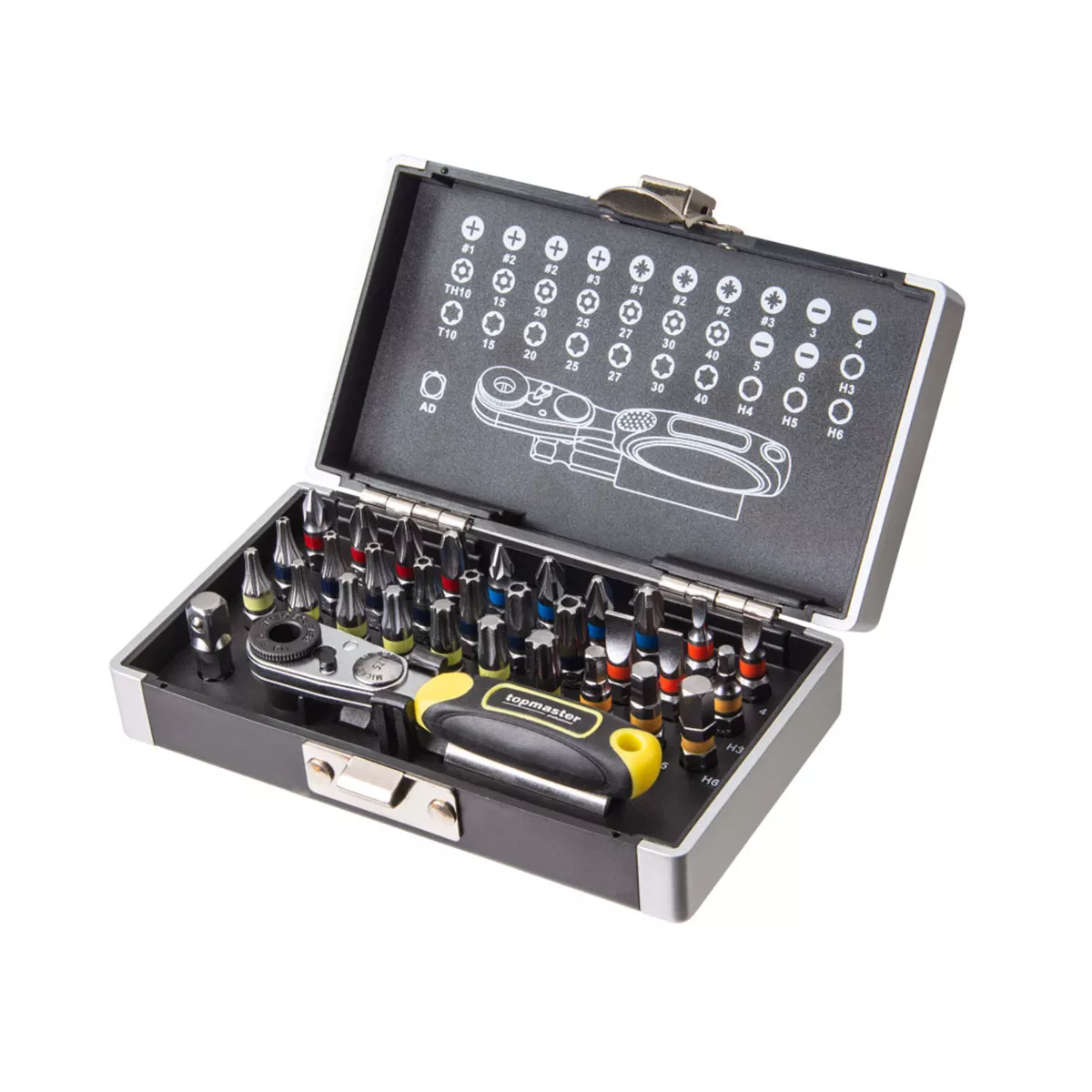 КОМПЛЕКТ БИТОВЕ С ТРЕСЧОТКА 32 ЧАСТИ - 330158