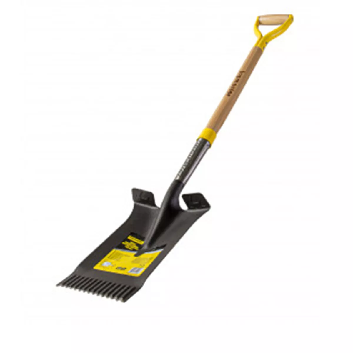 ЛОПАТА КВАДРАТ С ПЕДАЛ И ДЪРВЕНА ДРЪЖКА 1150ММ 380803