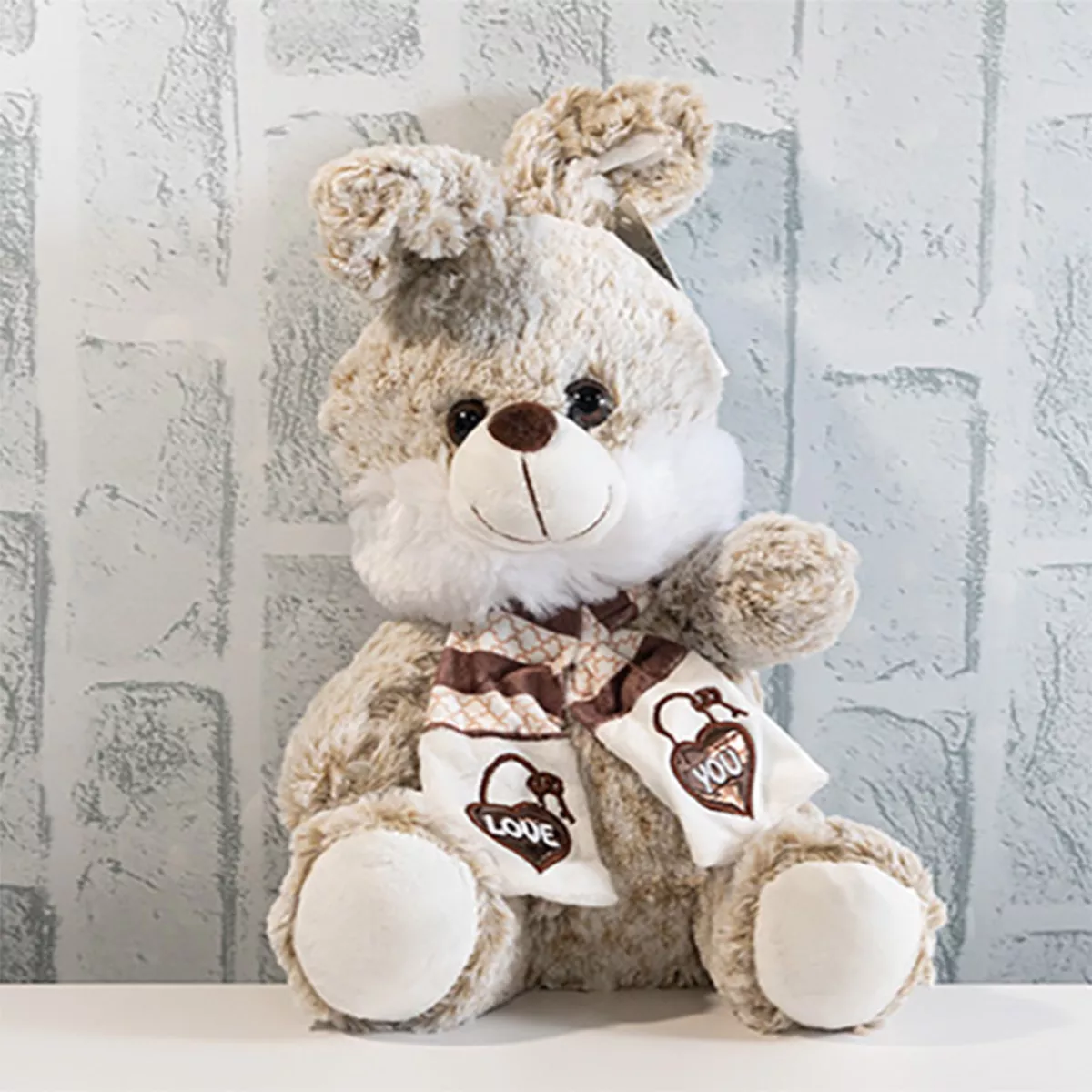 ПЛЮШЕНА ИГРАЧКА ЗАЙЧЕ 25СМ И02-17556