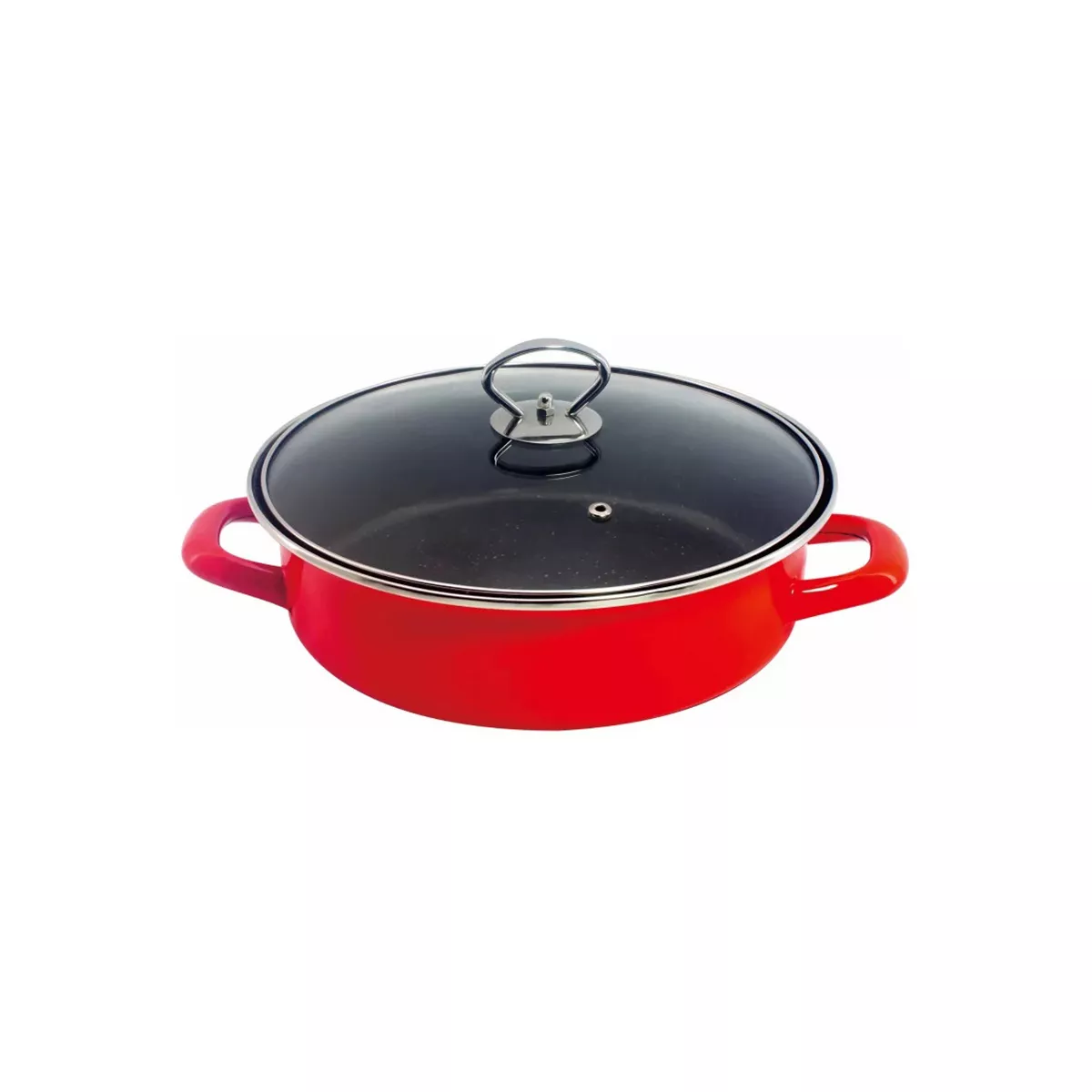 ТАВА С КАПАК ROSBERG R51222A30ST 30*7.2СМ/0,8ММ ЧЕРВЕНА