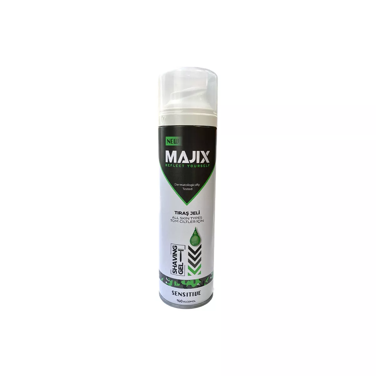 ГЕЛ ЗА БРЪСНЕНЕ MAJIX  0.200 - SENSITIVE