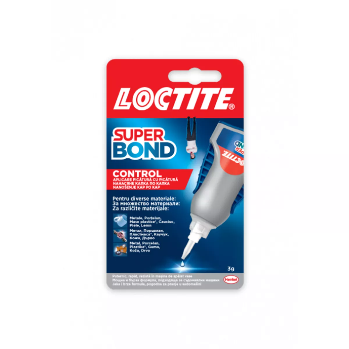 ЛЕПИЛО LOCTITE SUPER BOND CONTROL- 3ГР