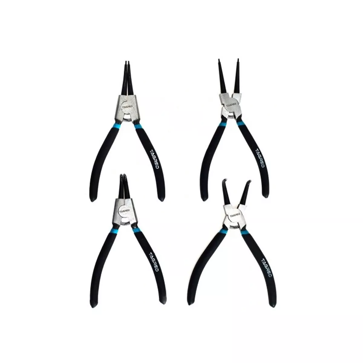 КЛЕЩИ ЗЕГЕР КОМПЛЕКТ L180MM 7'' 4 БРОЯ 701039 ТА 1039