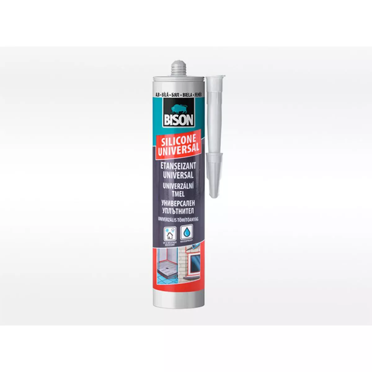 УНИВЕРСАЛЕН СИЛИКОН БЯЛ 280МЛ. КАРТУШ -121022