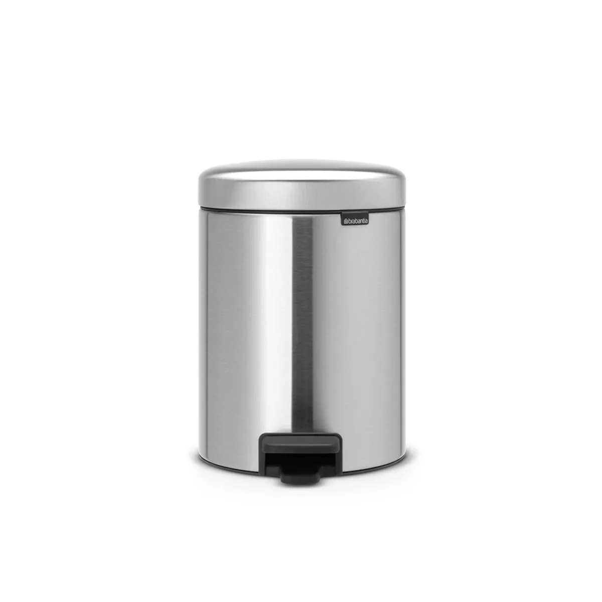 КОШ С КАПАК 5Л. BRABANTIA NEWLCON MATT STEEL 649016