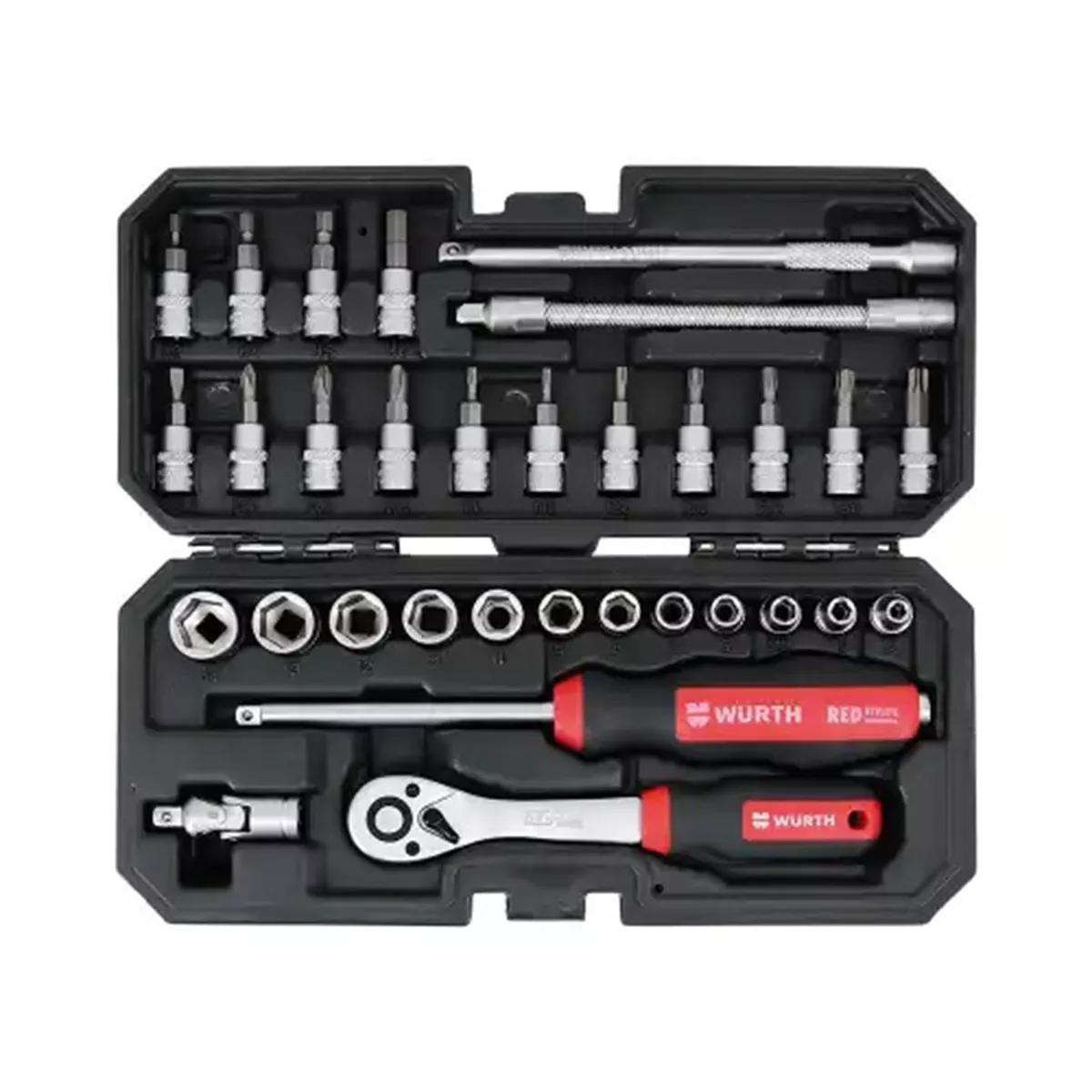 КОМПЛЕКТ ИНСТРУМЕНТИ 1/4- 32 ЧАСТИ RED STRIPE - 5763114032