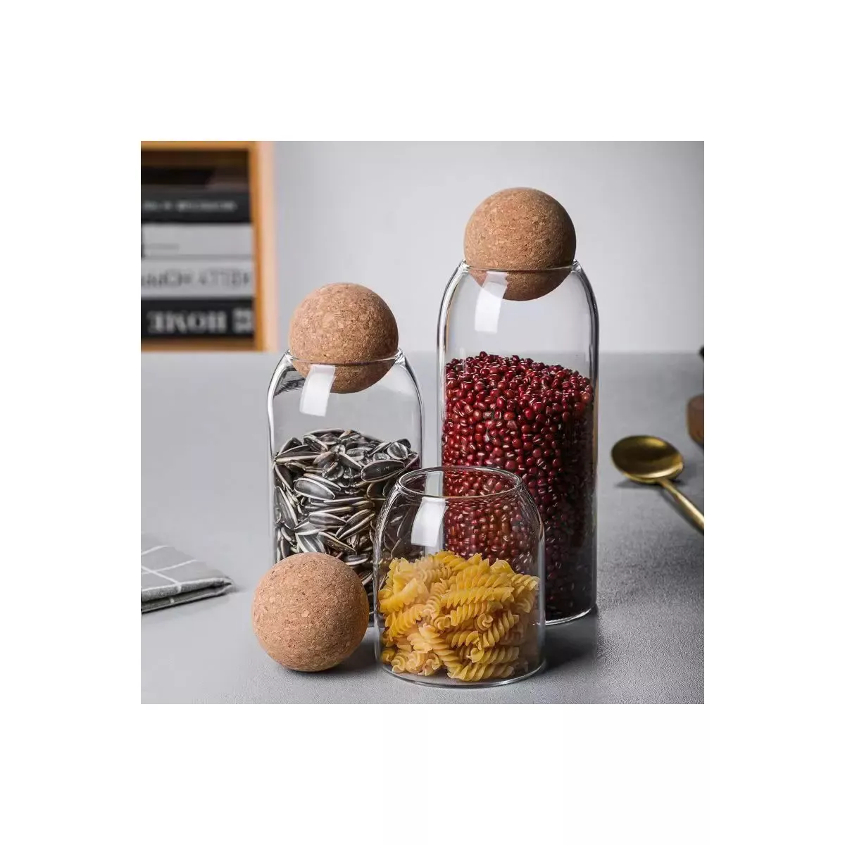 БУРКАНИ ЗА СЪХРАНЕНИЕ С КОРКОВА ТАПА 3БР И02-18955