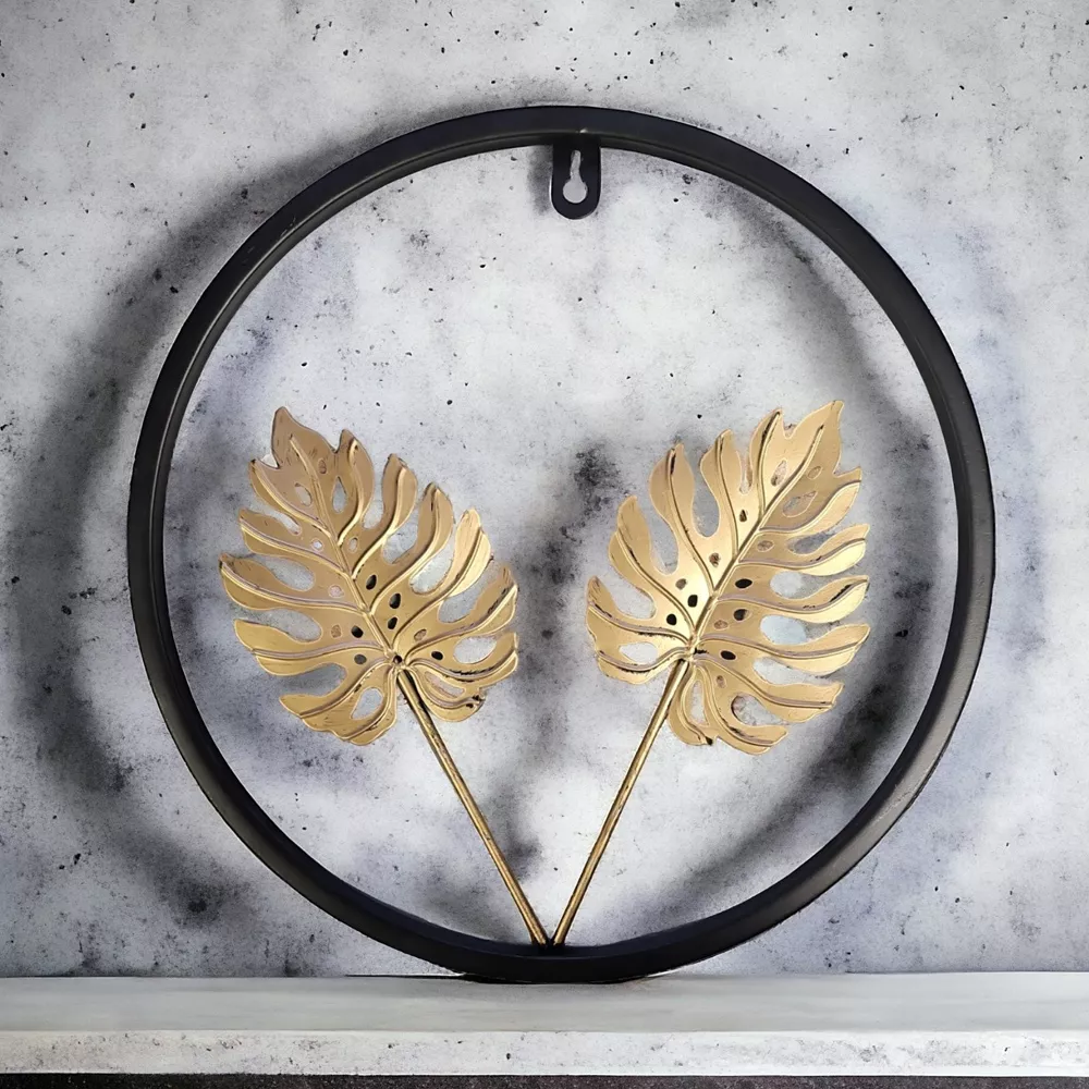 ДЕКОРАТИВНО ПАНО Ф30СМ ЧЕРНО/ЗЛАТНО И02-18840/2