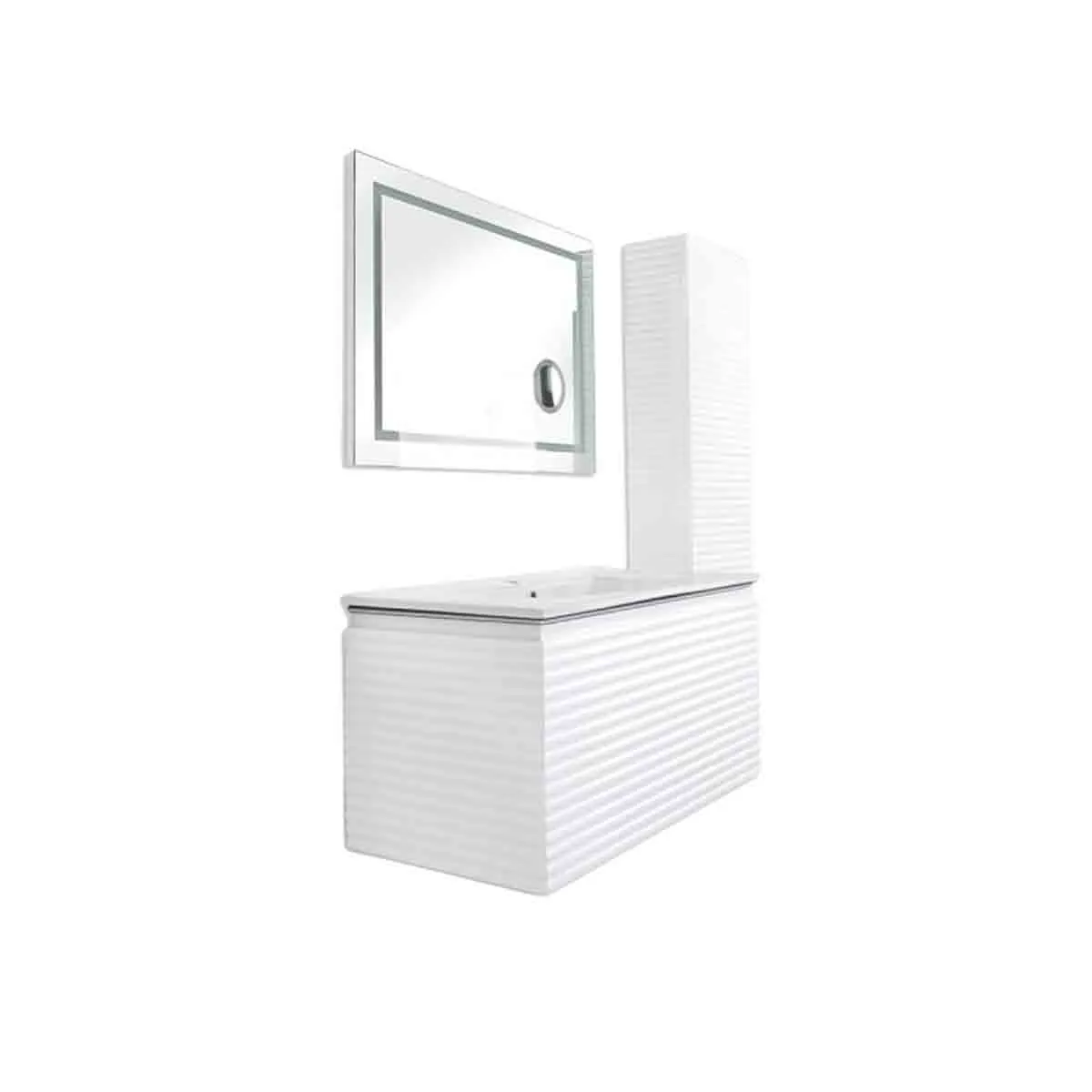 КОМПЛЕКТ МЕБЕЛИ ЗА БАНЯ С ОГЛЕДАЛО МАКЕНА - КЛАРА, 3514022