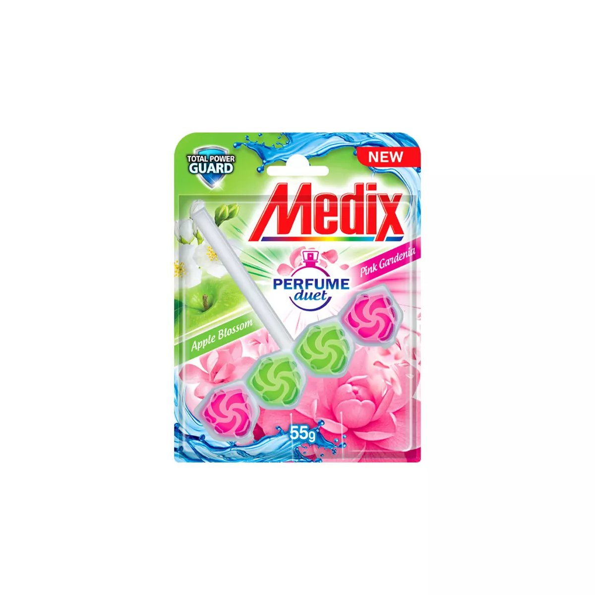 МЕДИКС АРОМАТИЗАТОР WC 1*55ГР. APPLE BLOSSOM