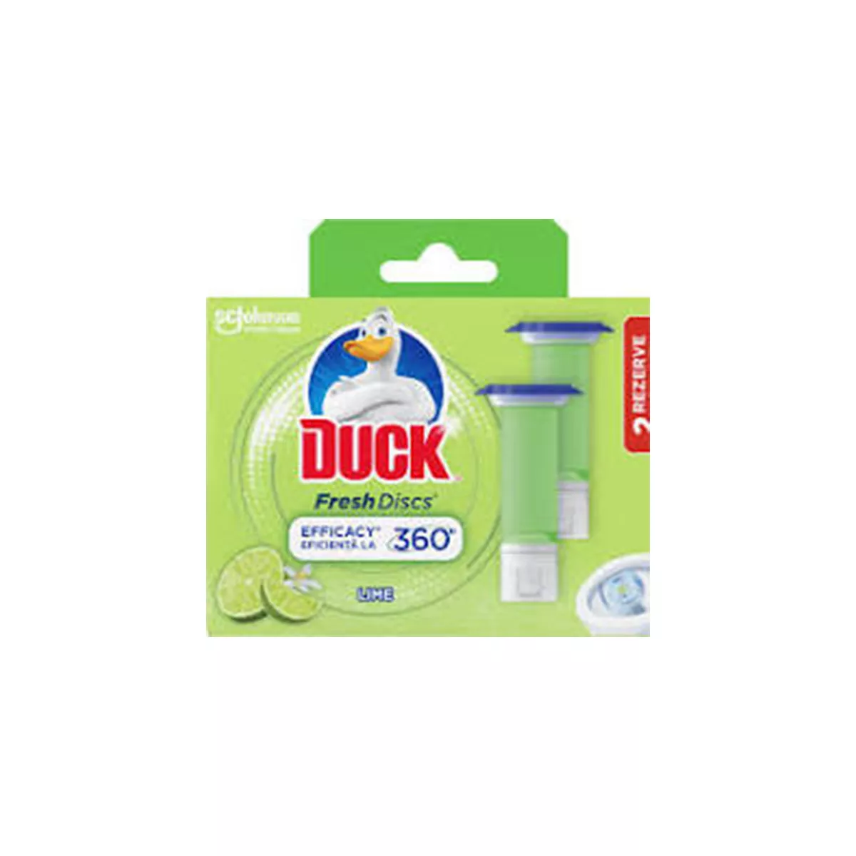 ТОАЛЕТНО  ПАТЕ СВЕЖЕСТ ДИСК ДВОЕН ПЪЛНИТЕЛ  ЛИМОН