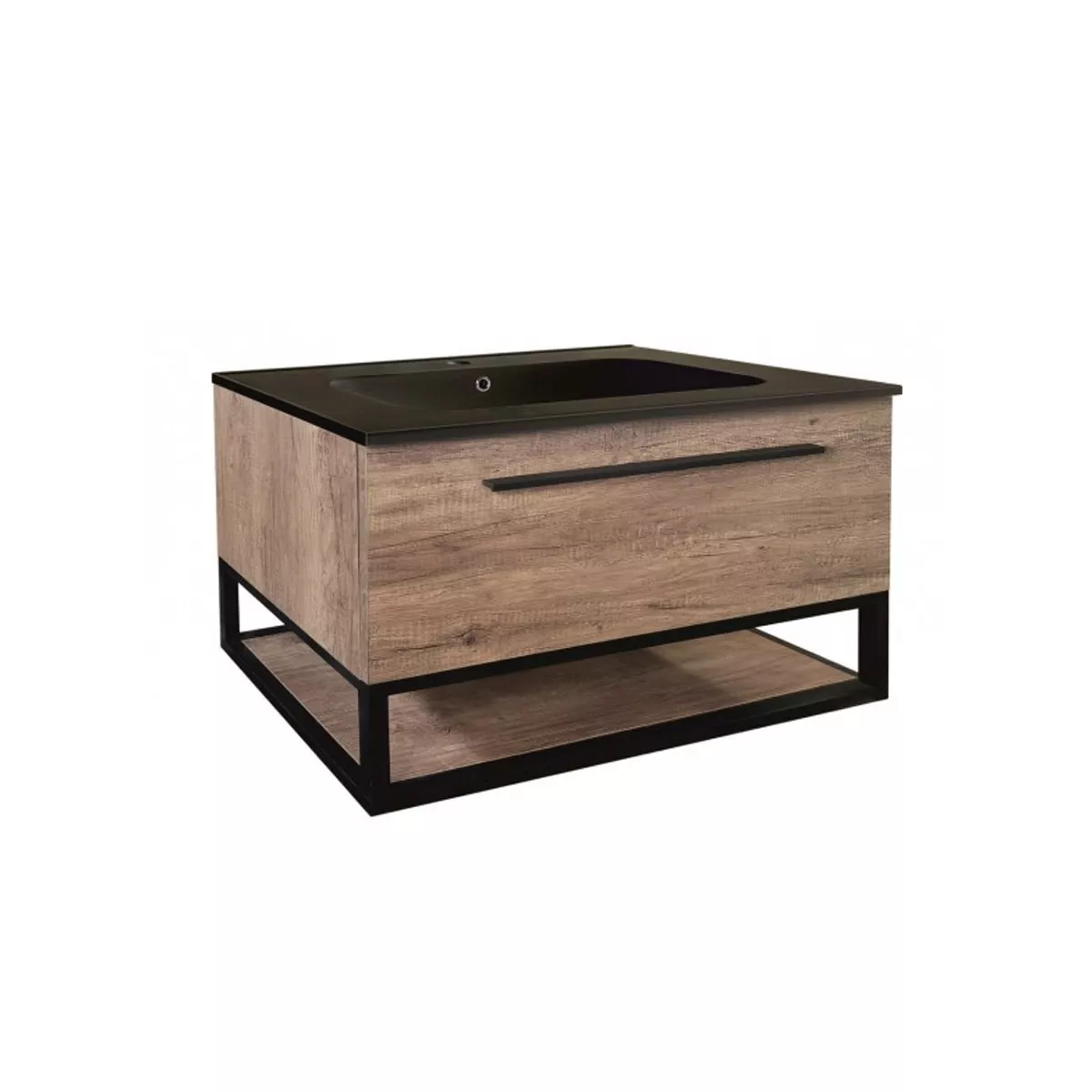 ДОЛЕН ШКАФ ЗА БАНЯ ICP10050WOODEN С МИВКА