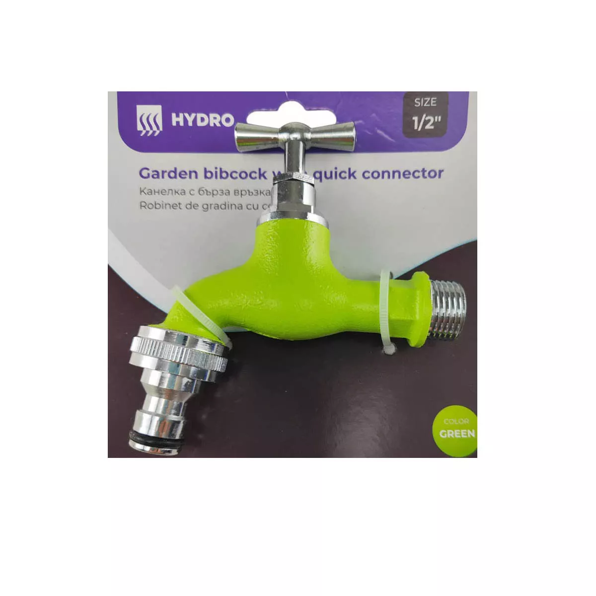 МЕСИНГОВА КАНЕЛА С ХРОМ ПОКРИТИЕ 1/2''-ЗЕЛЕНА/  0470623