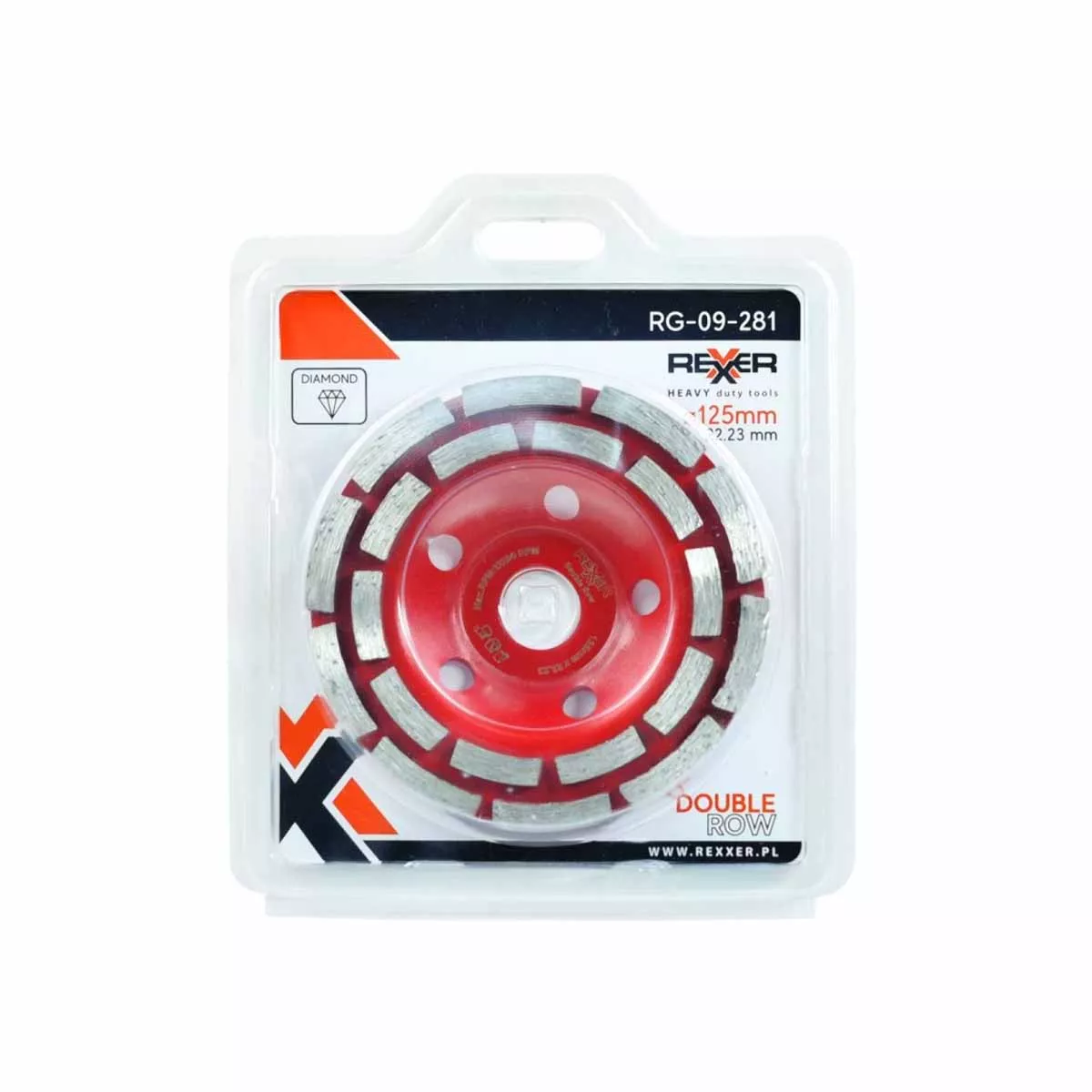 ДИСК ДИАМАНТЕН ЗА ШЛАЙФАНЕ-ДВУСЕГМЕНТ RG-09-281 632013