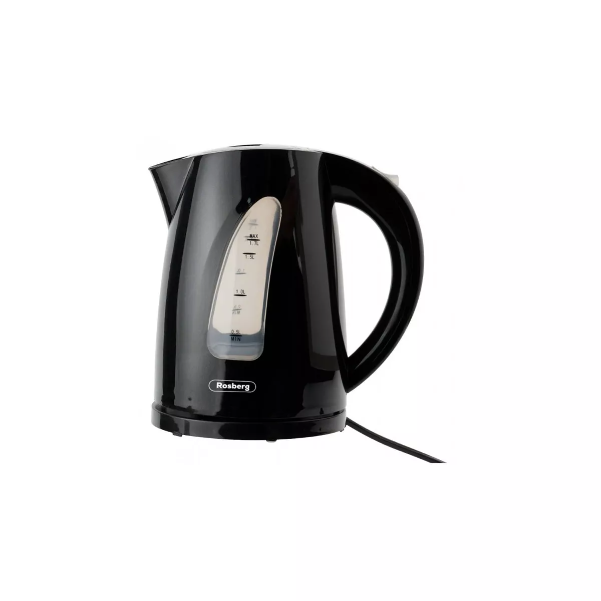 ЕЛЕКТРИЧЕСКА КАНА ROSBERG R51230B 2200W 1.7Л ЧЕРНА