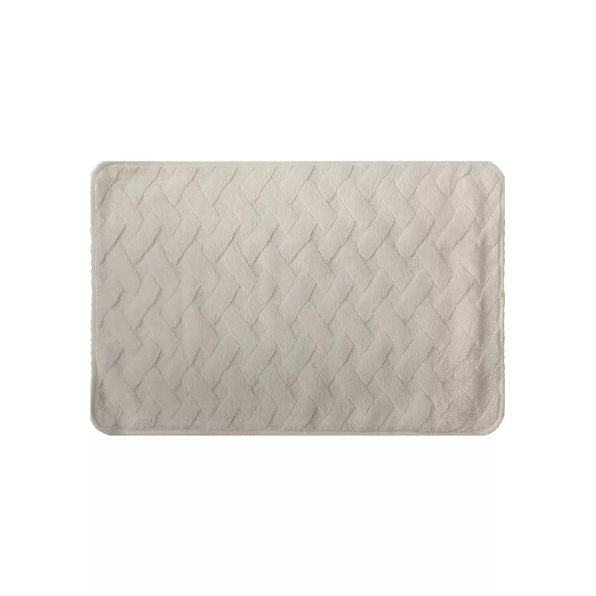 КИЛИМЧЕ ЗА БАНЯ -МЕКО 3D ЛИНИИ 40*60СМ.,КРЕМАВО/ 2711021