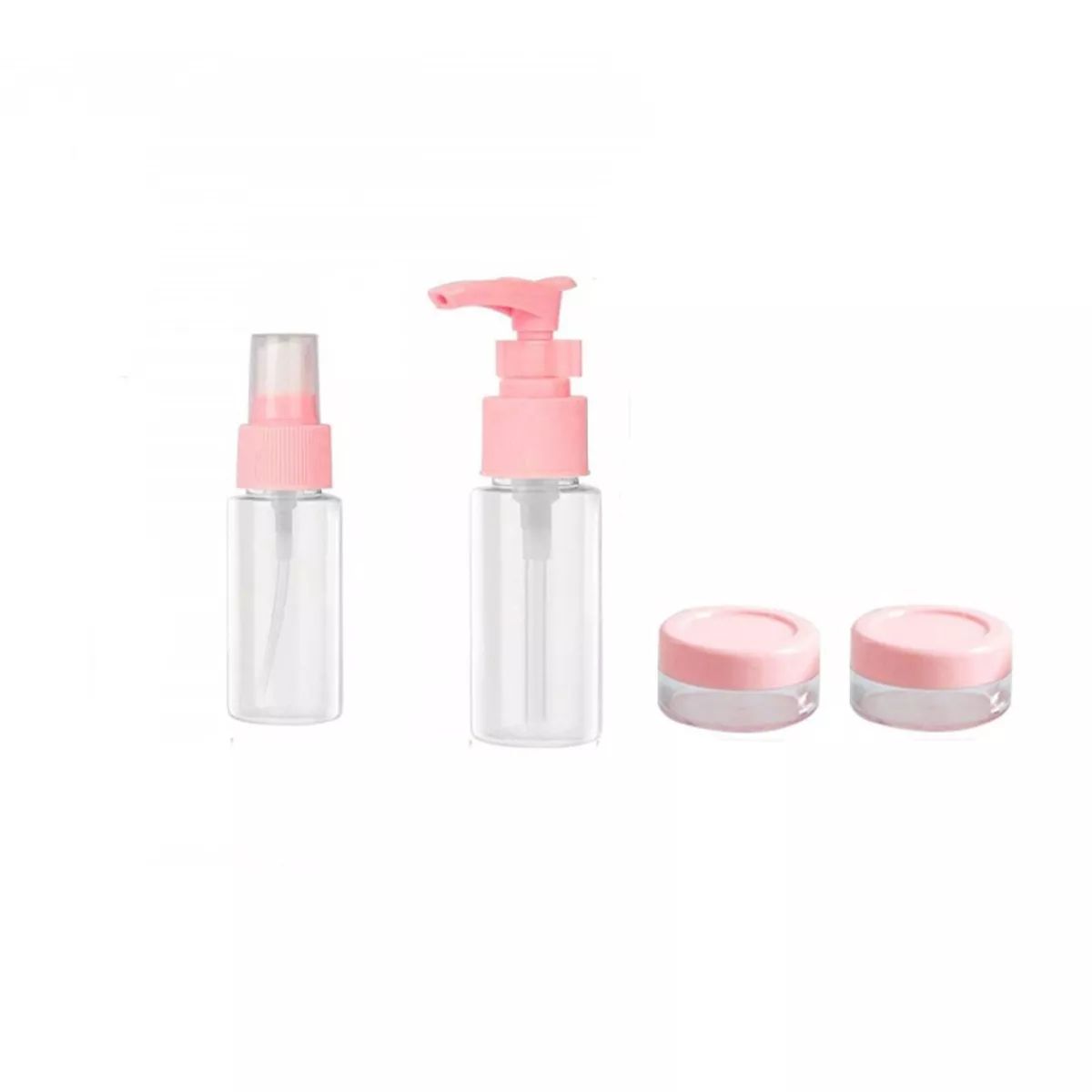 КОЗМЕТИЧНИ ФЛАКОНИ ЗА ПЪТ КОМПЛЕКТ 4 ЧАСТИ А-12/И02-19055/1