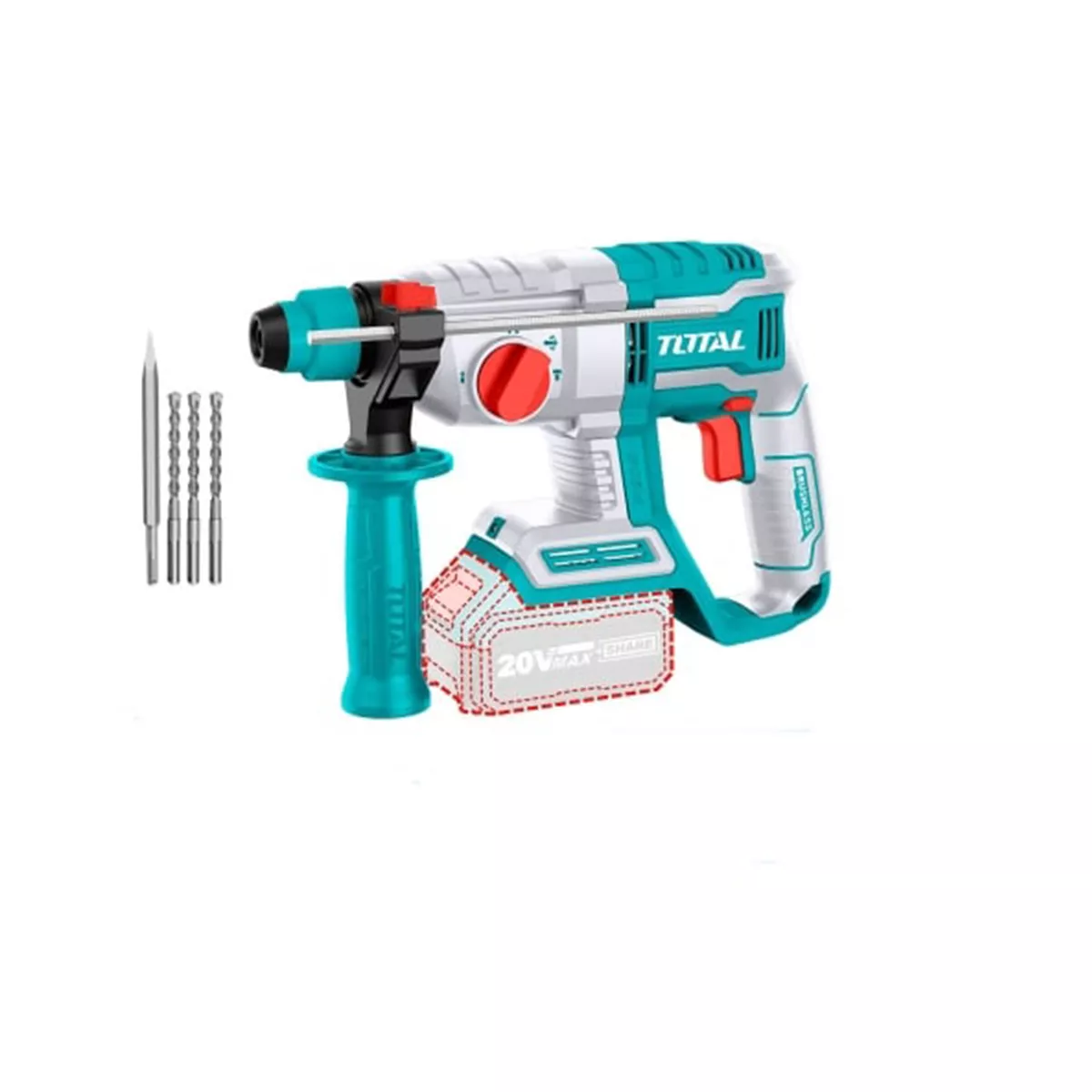 АКУМУЛАТОРЕН  ПЕРФОРАТОР TOTAL 20V - TRHLI20208