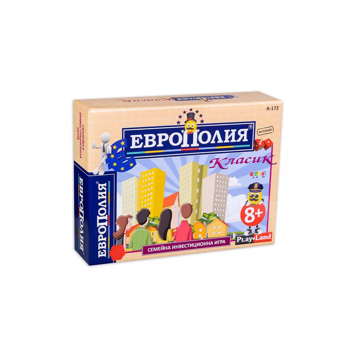 СЕМЕЙНА ИГРА - ЕВРОПОЛИЯ ГОЛЯМА, КЛАСИК 8+/ 977718
