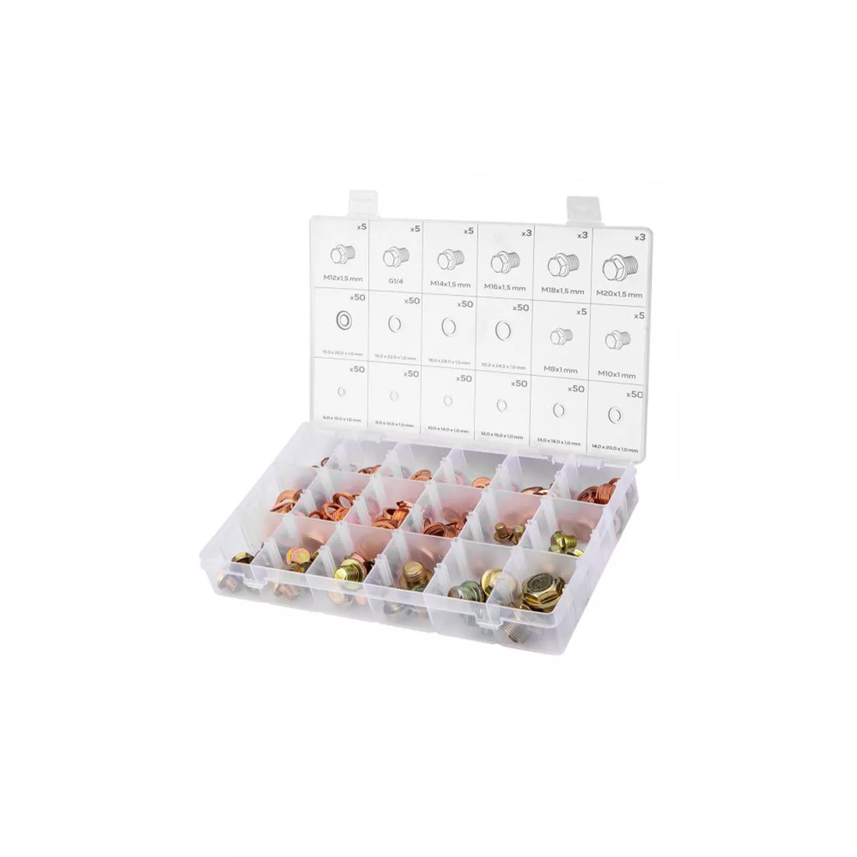 КОМПЛЕКТ МЕДНИ ДИФТУНГИ И ПРОБКИ 534БР 11-974