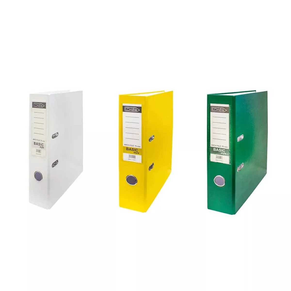 КЛАСЬОР GRAFOS BASIC PP A4 8СМ 42561/42562/42563