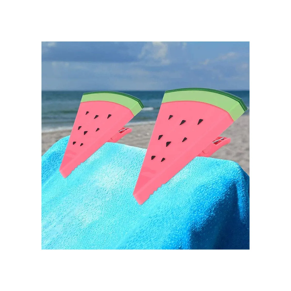 ЩИПКИ ЗА ПЛАЖНА КЪРПА 2БР 12*8,5*6СМ 1097 34530