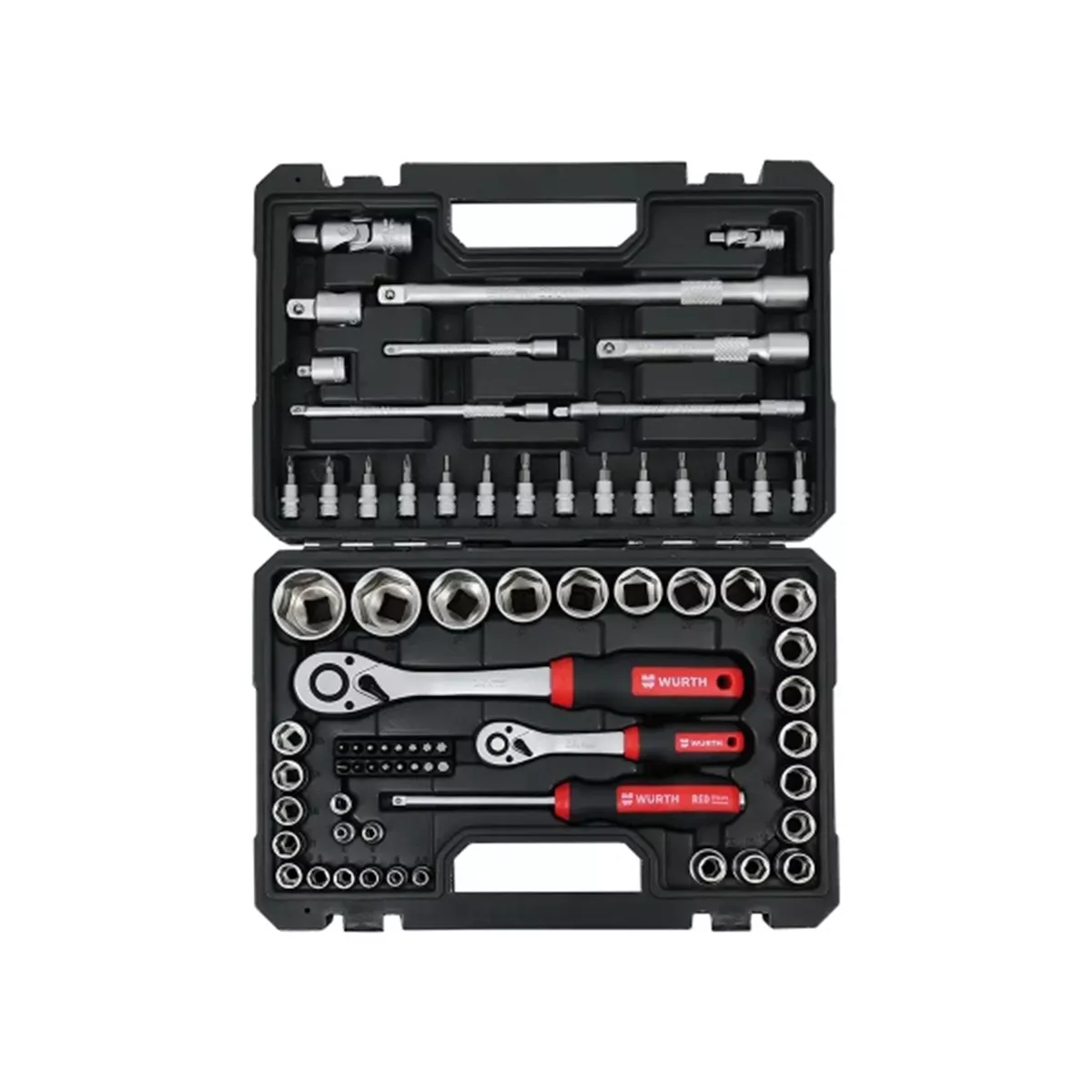 КОМПЛЕКТ ИНСТРУМЕНТИ 1/4 /  1/2  72 БРОЯ RED STRIE 5763100072