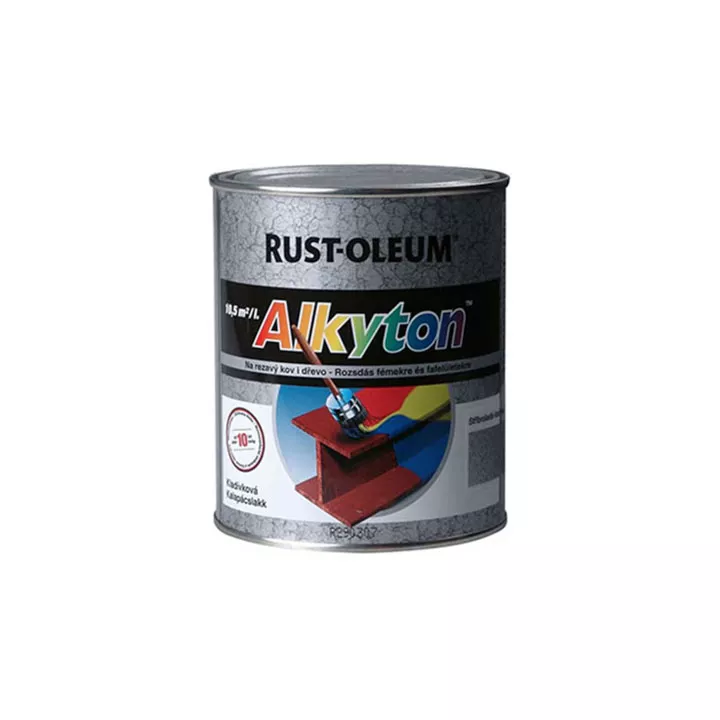 БОЯ ЗА МЕТАЛ  DUPLI COLOR ALKYTON RAL 9006 1Л СРЕБЪРЕН